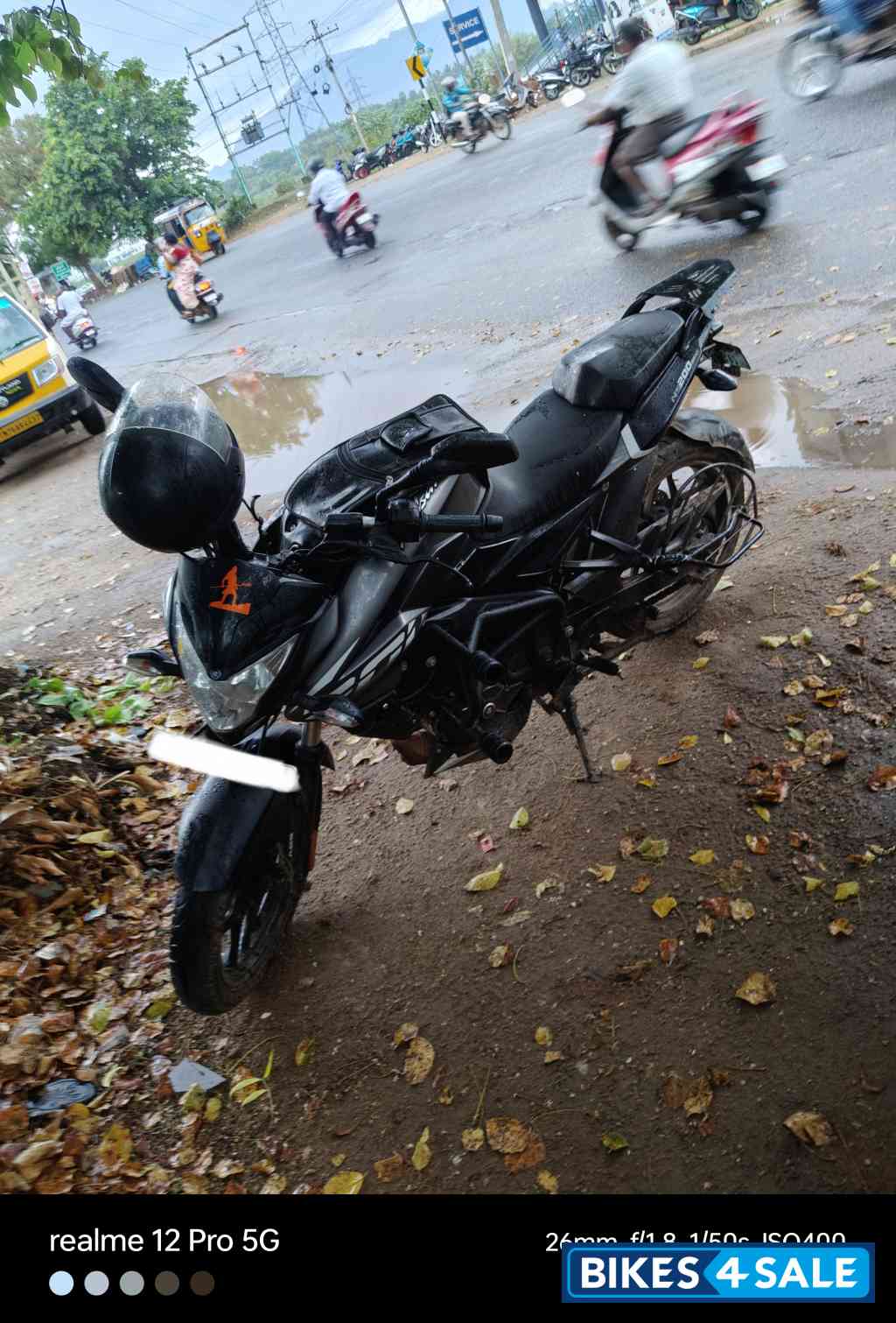 Gray Bajaj Pulsar NS 200 BS6