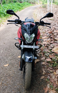 Burnt Red Satin Blak Bajaj Pulsar NS 200 BS6