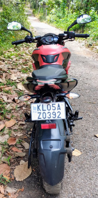 Burnt Red Satin Blak Bajaj Pulsar NS 200 BS6