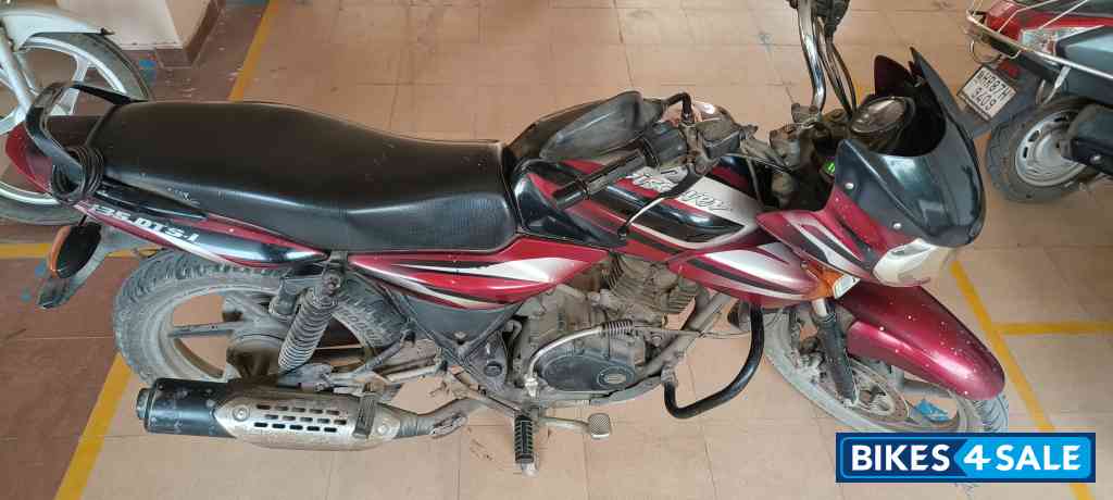 Flame Red Met Bajaj Discover DTSi 135