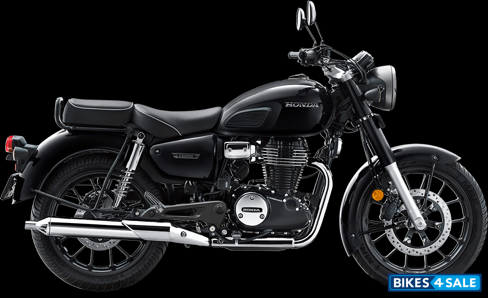 Black Honda CB350 DLX