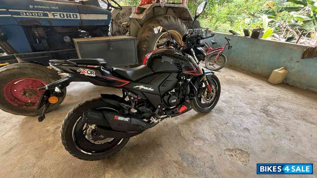 Black And Red TVS Apache RTR 200 4V ABS