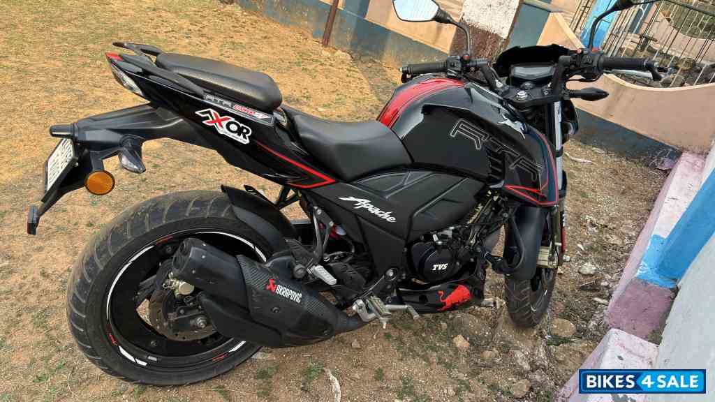 Black And Red TVS Apache RTR 200 4V ABS Black And Red TVS Apache RTR 200 4V ABS