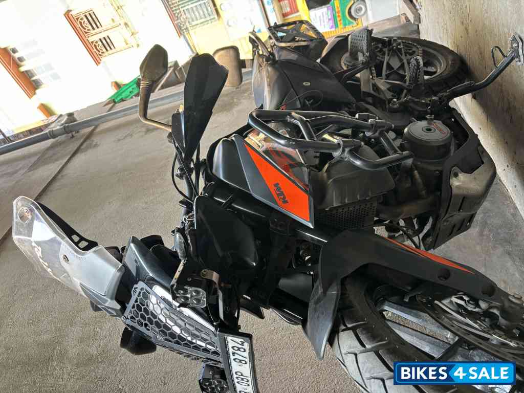 Black-grey-orange KTM 390 Adventure 2023
