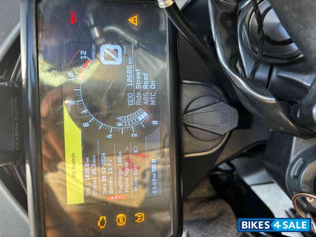 Black-grey-orange KTM 390 Adventure 2023