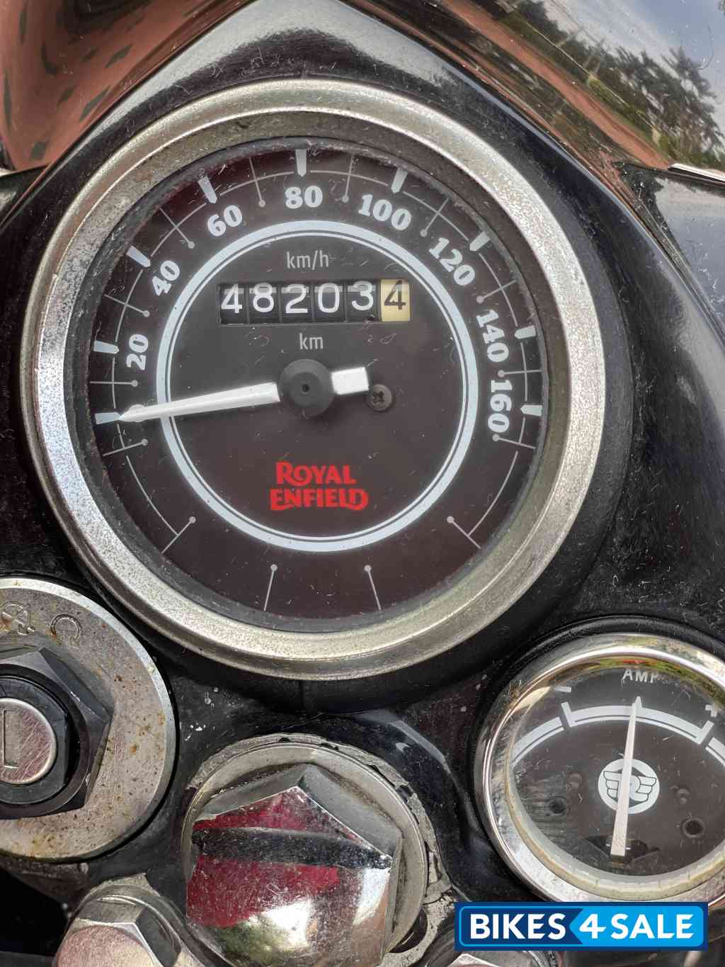 Black Royal Enfield Bullet Standard 500