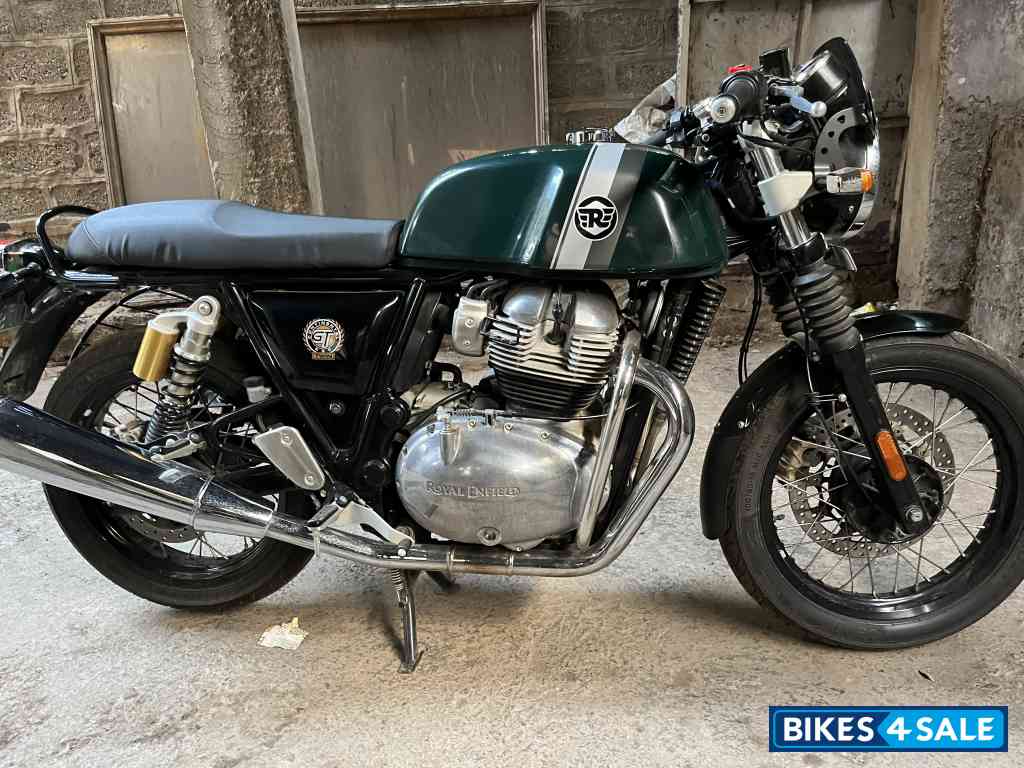 British Green Royal Enfield Continental GT 650