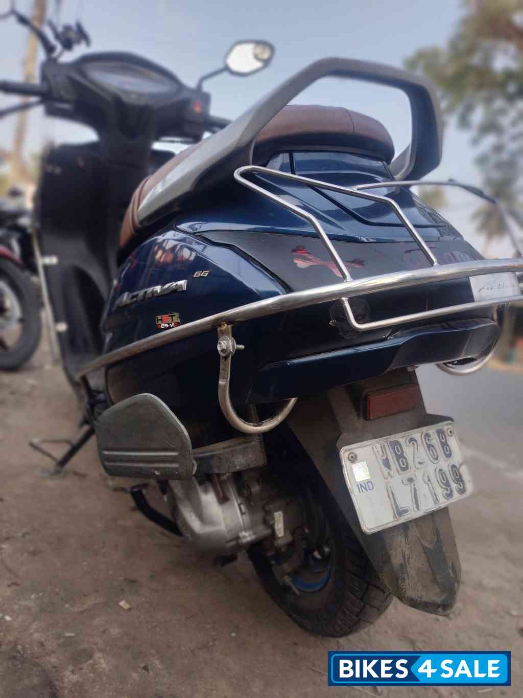 Blue Metalic Honda Activa 6G Dlx