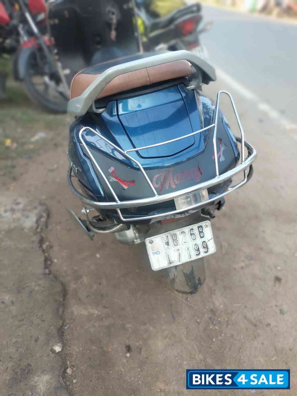 Blue Metalic Honda Activa 6G Dlx