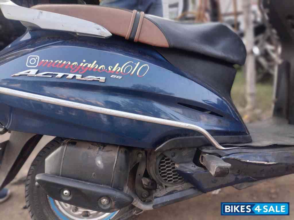 Blue Metalic Honda Activa 6G Dlx