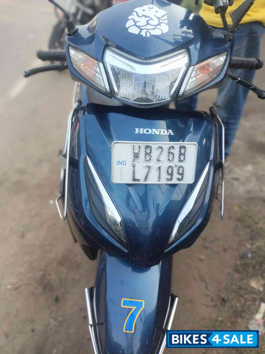 Blue Metalic Honda Activa 6G Dlx
