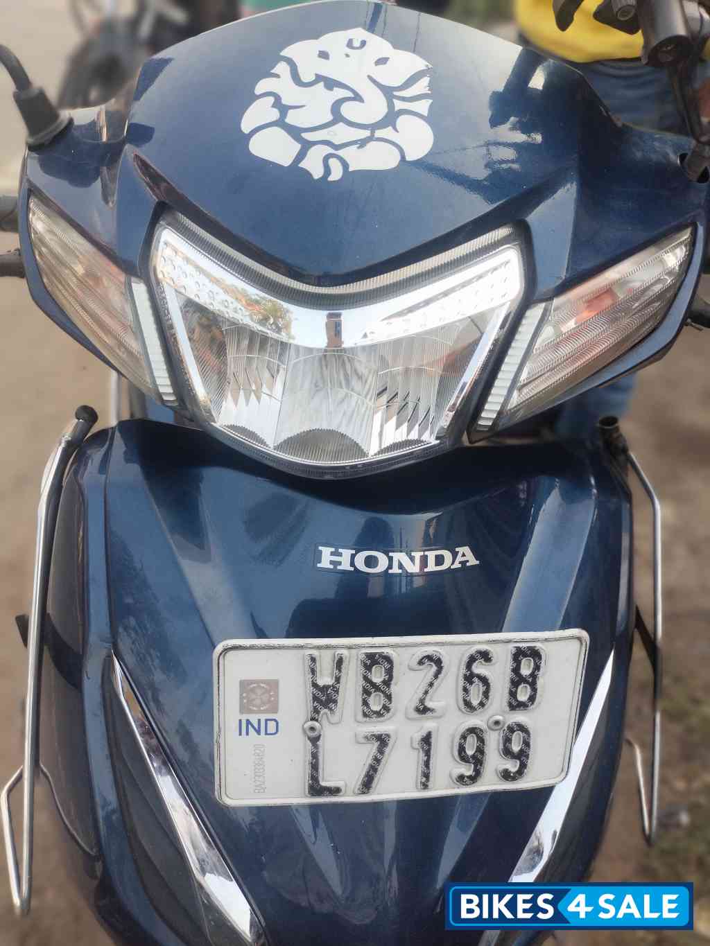 Blue Metalic Honda Activa 6G Dlx
