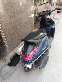 Light Blue Yamaha Fascino 125 Fi Hybrid