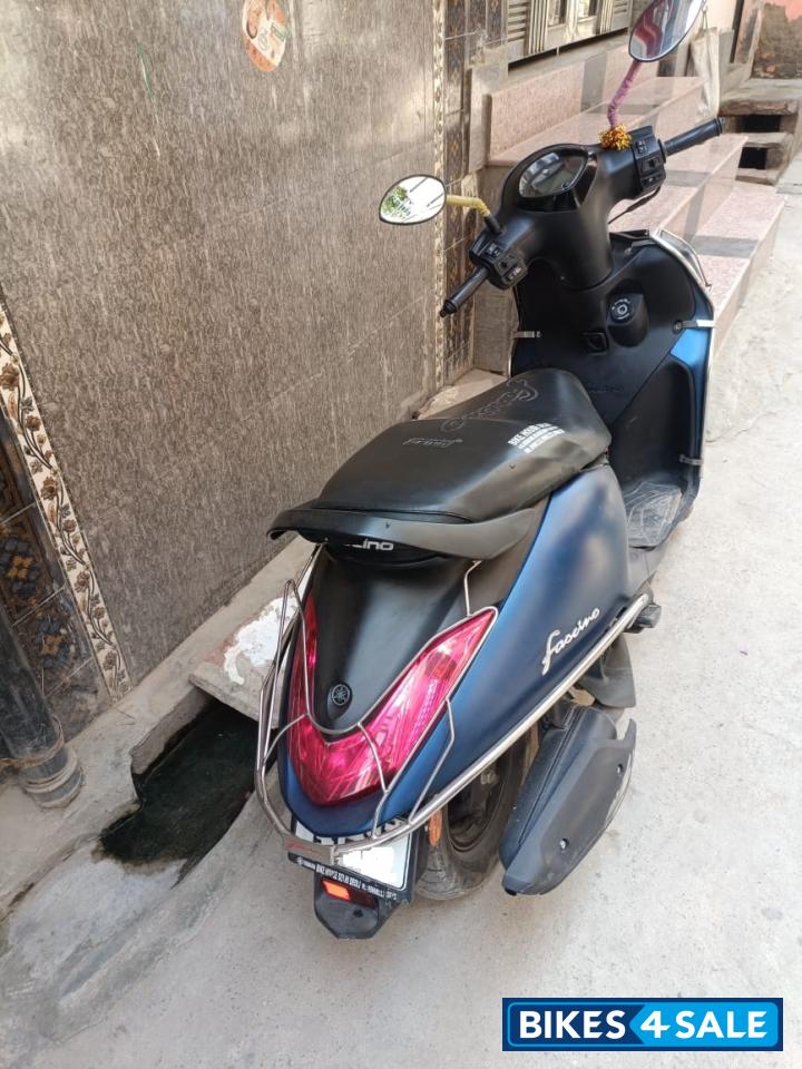 Light Blue Yamaha Fascino 125 Fi Hybrid