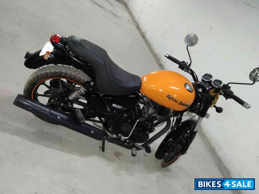 Orange Royal Enfield Thunderbird X 500