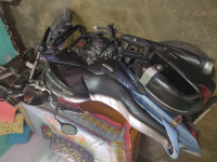 Blue Black Hero Glamour 125 Drum