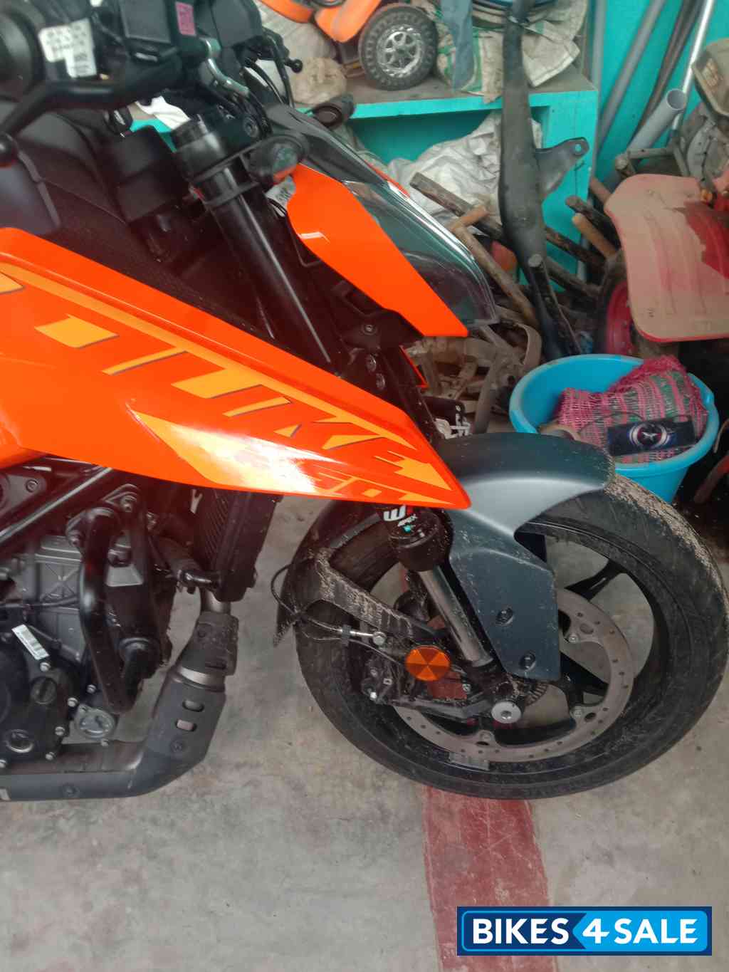 Orange And Blue KTM Duke 250 2024