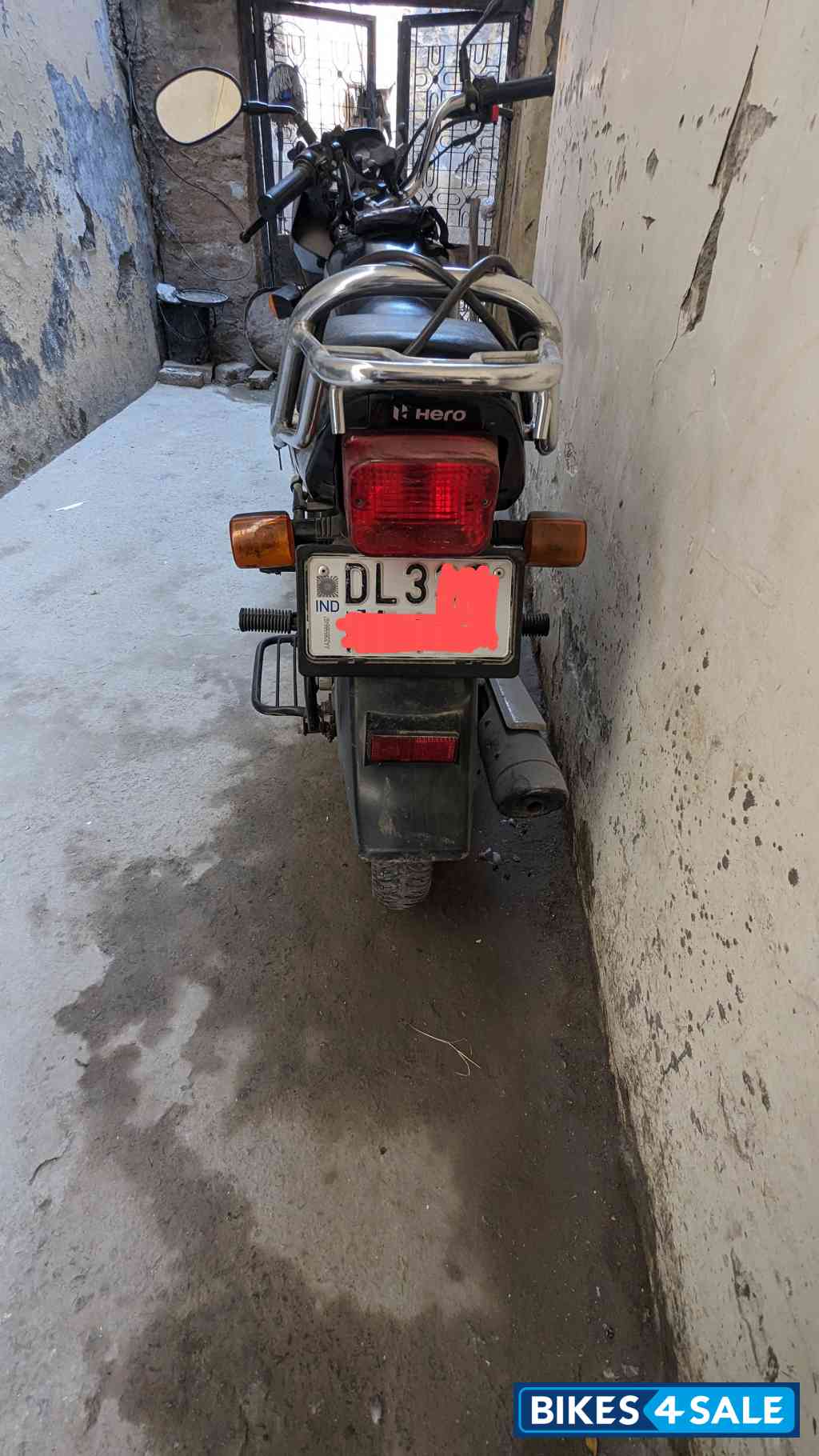 Silver Black Hero Splendor Plus IBS i3s