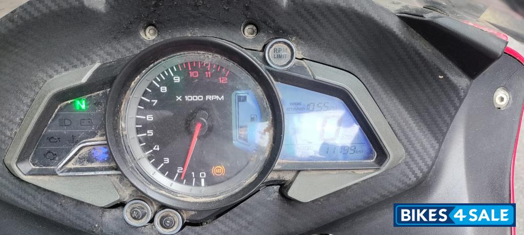 Red And White Bajaj Pulsar RS 200 ABS