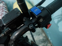 Black Silver Hero Glamour 125 Disc