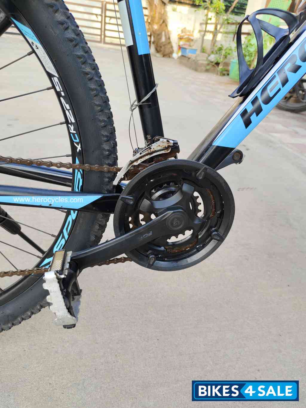 Blue And Black Bicycle Hero