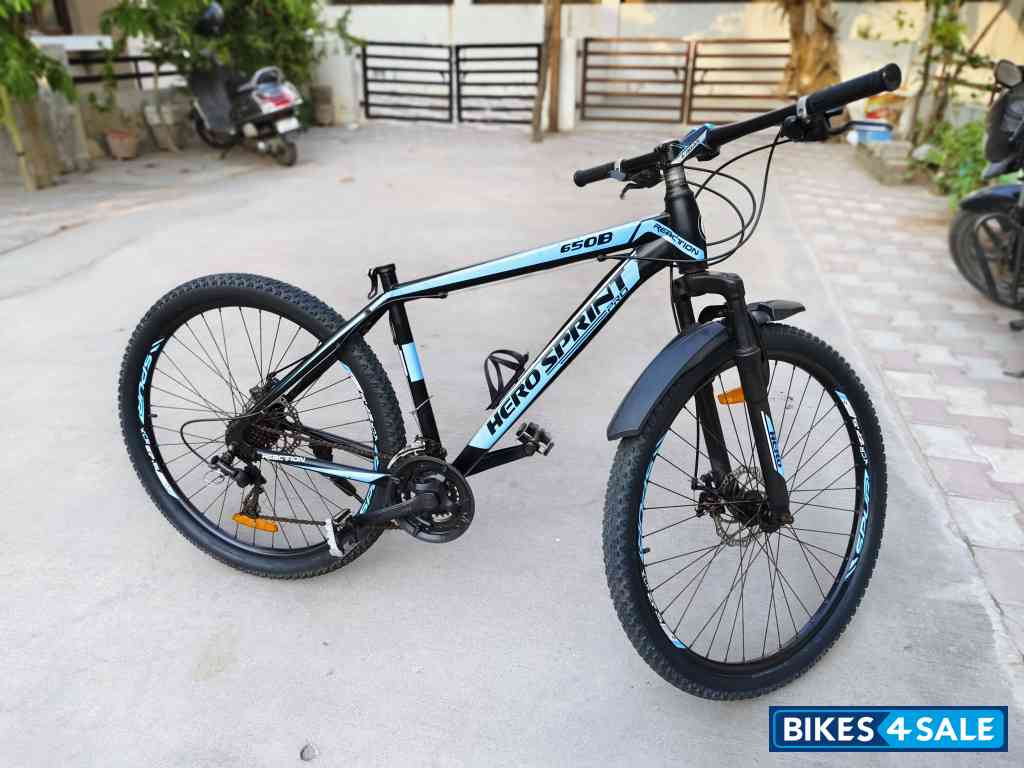 Blue And Black Bicycle Hero