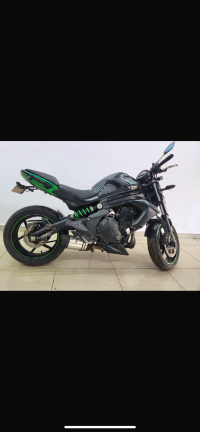 Black And Green Kawasaki  Ninja 650ER 6N