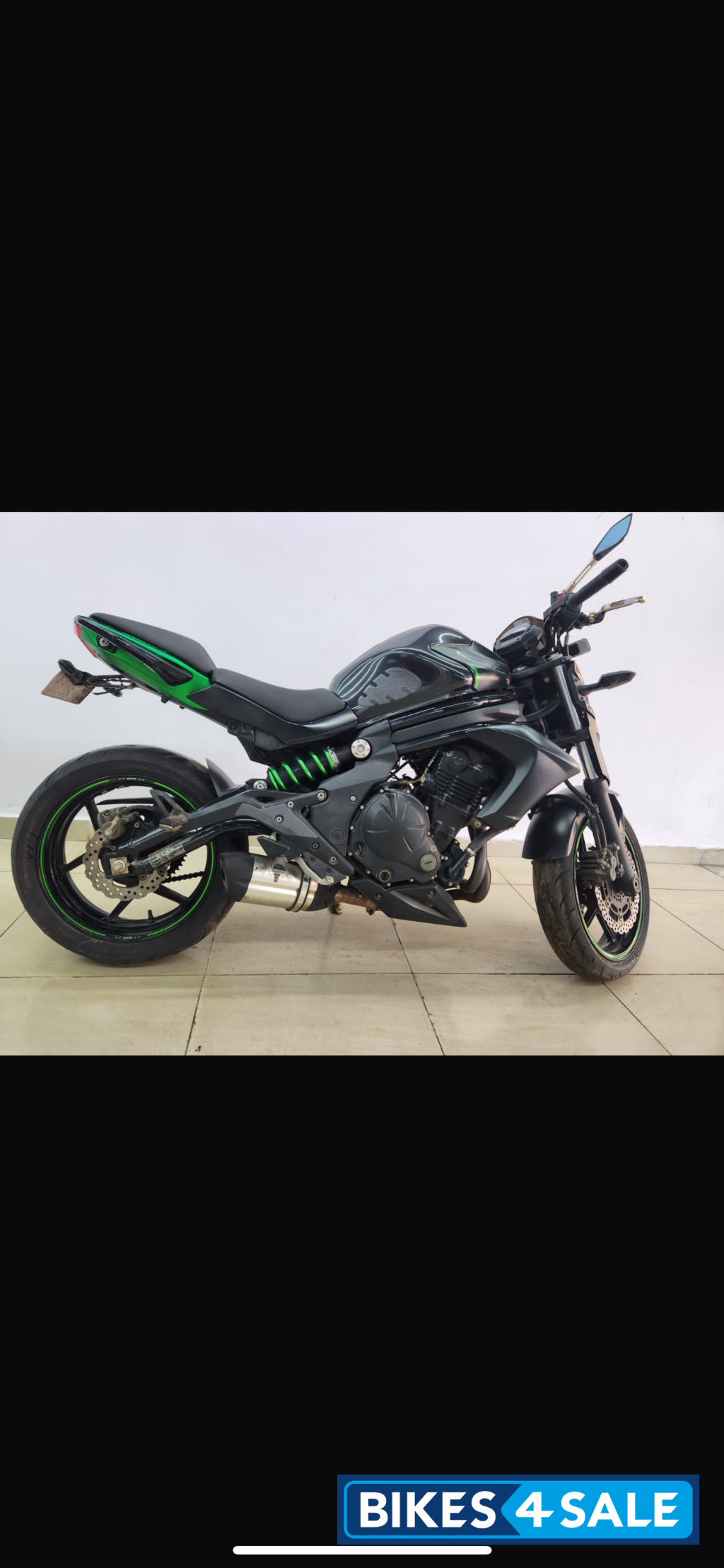 Black And Green Kawasaki Ninja 650ER 6N Black And Green Kawasaki Ninja 650ER 6N