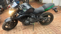 Black And Green Kawasaki  Ninja 650ER 6N