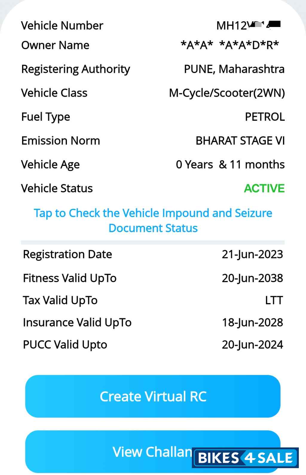 Orange TVS Jupiter 125