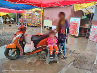 Orange TVS Jupiter 125