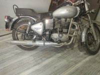 Silver Royal Enfield Bullet Electra