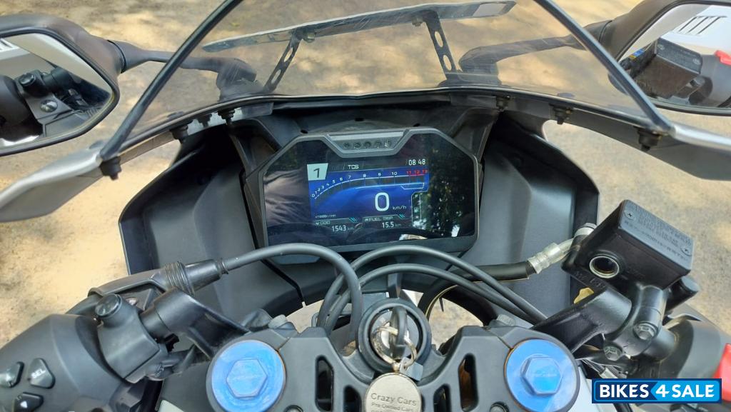 Silver Yamaha R15M Monster Energy MotoGP Edition