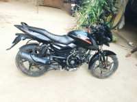 Black Bajaj Pulsar 125 Neon Disc Single Seat