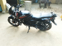 Black Bajaj Pulsar 125 Neon Disc Single Seat