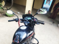 Black Bajaj Pulsar 125 Neon Disc Single Seat