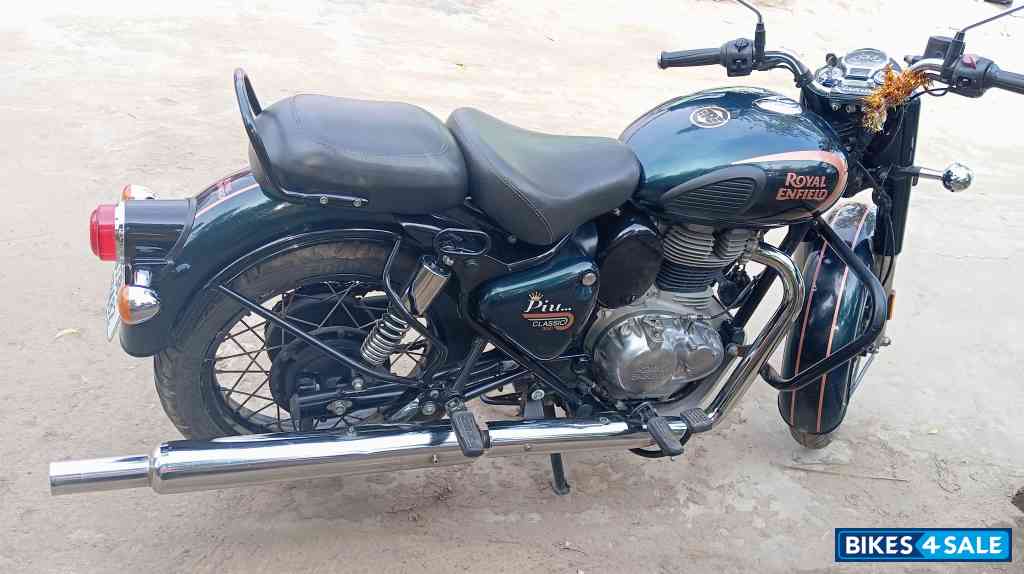 Helicon Green Royal Enfield Classic 350 Dual Channel BS6