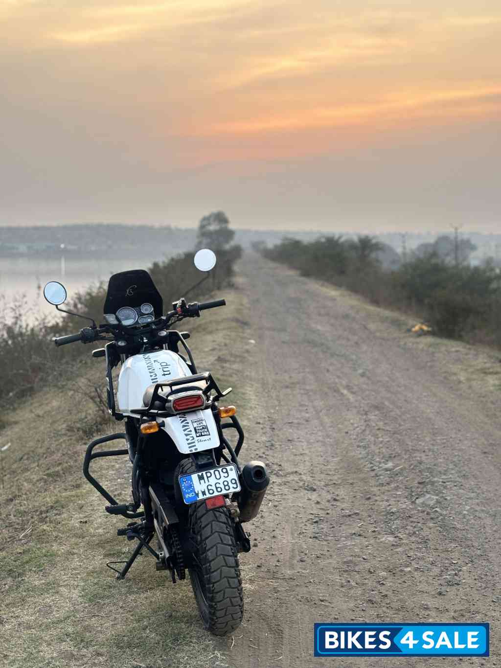 White Royal Enfield Himalayan