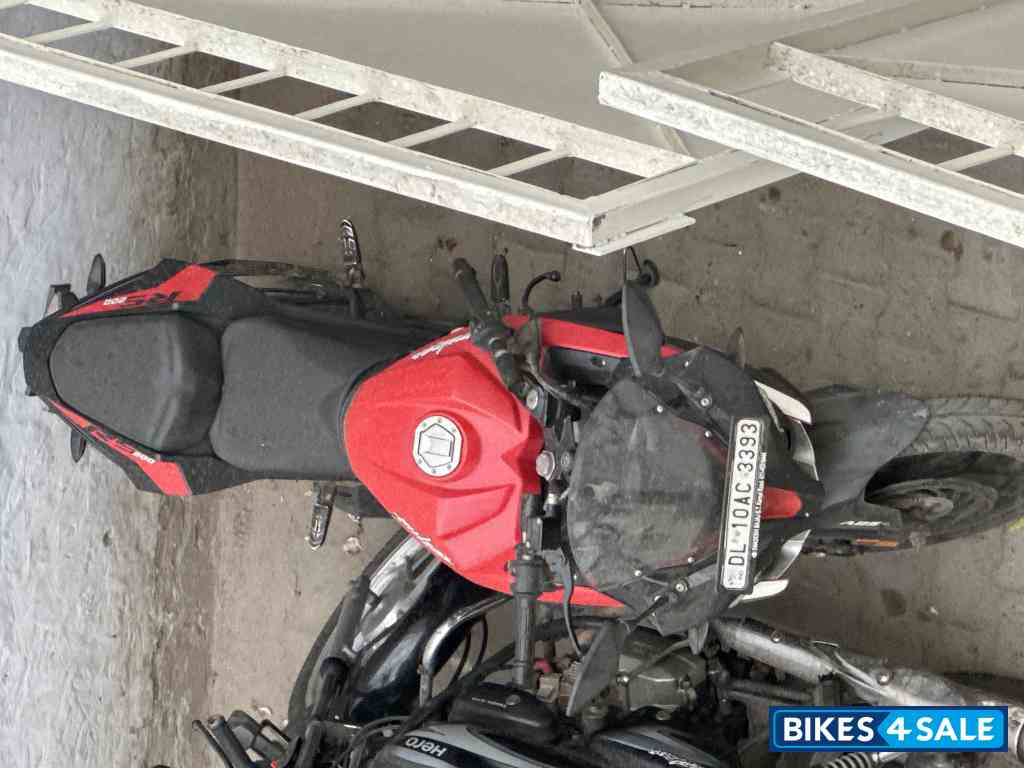 Red Bajaj Pulsar RS 200 ABS