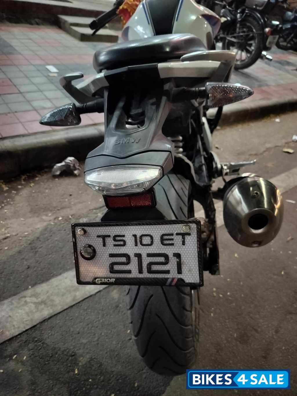 White And Blue BMW G 310 R