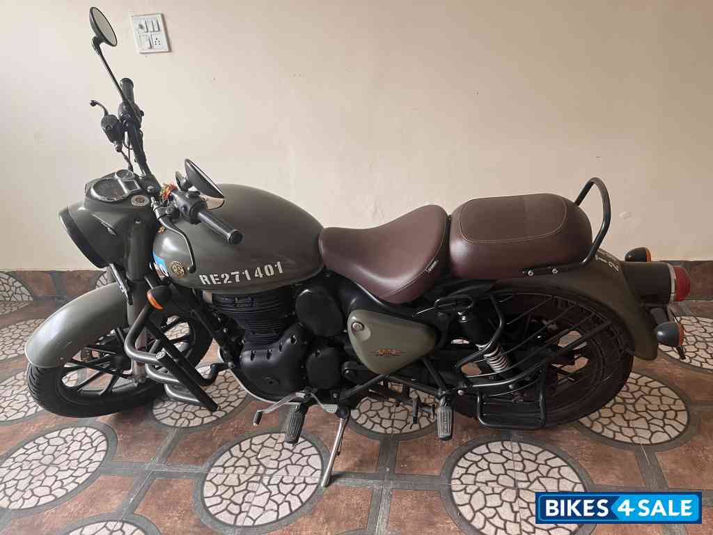 Marsh Grey Royal Enfield Classic 350 Dual Channel BS6