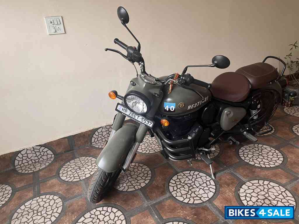 Marsh Grey Royal Enfield Classic 350 Dual Channel BS6