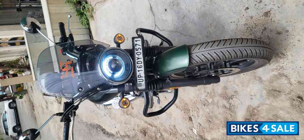 Matte Marshal Green Metallic Honda Hness CB350 DLX Pro