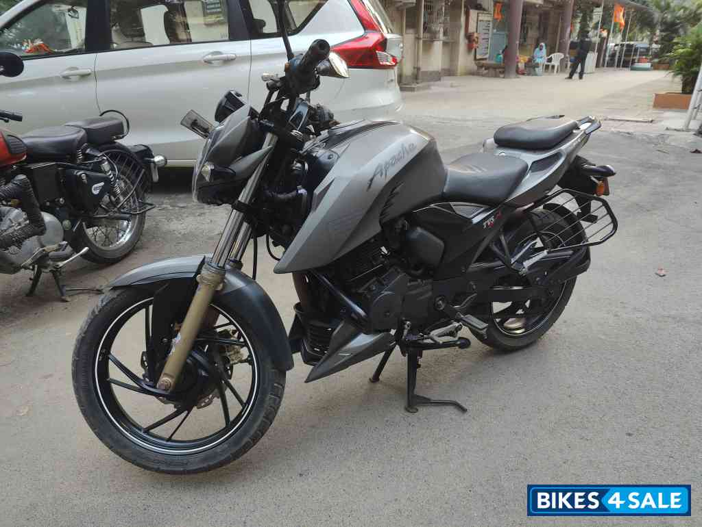 Grey TVS Apache RTR 200 4V