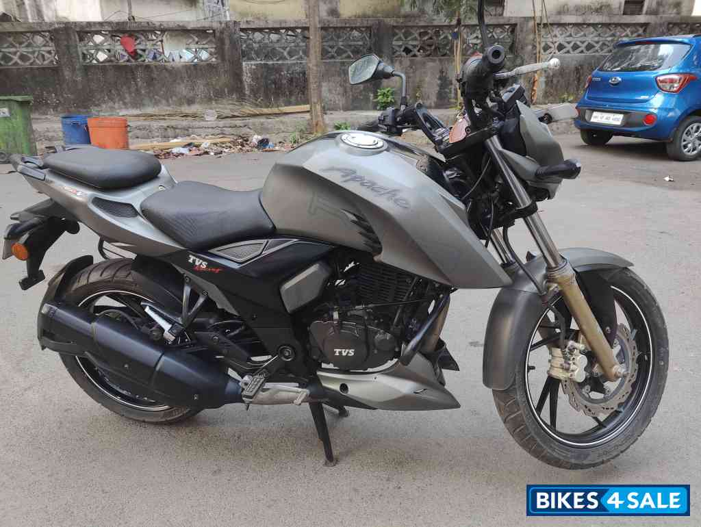 Grey TVS Apache RTR 200 4V
