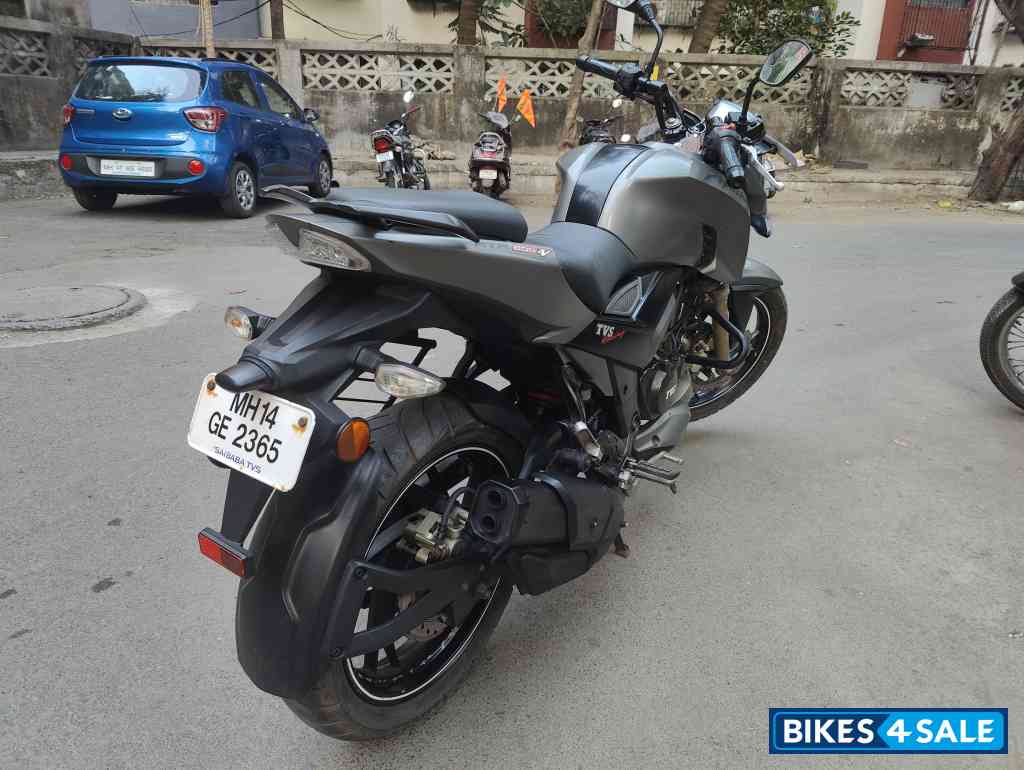 Grey TVS Apache RTR 200 4V