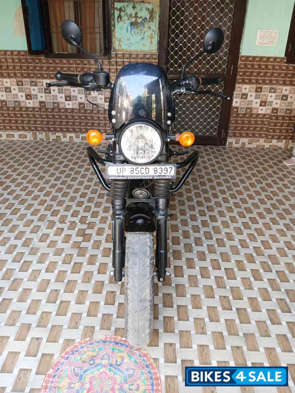 Black Royal Enfield Hunter 350 Metro