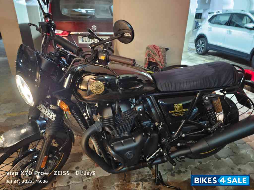 Mirror Black Royal Enfield Interceptor 650 120th Year Anniversary Edition