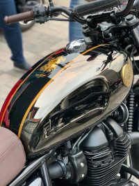 Mirror Black Royal Enfield Interceptor 650 120th Year Anniversary Edition