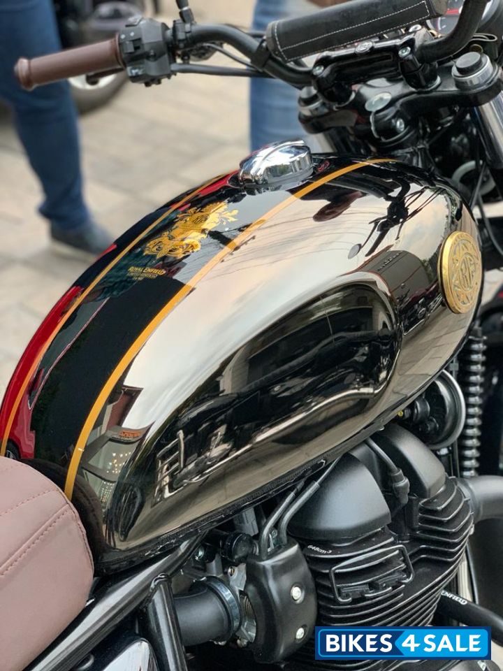 Mirror Black Royal Enfield Interceptor 650 120th Year Anniversary Edition